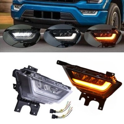 #ad LED Turn Signals Lamps Fog Lights For 2021 2022 Ford F 150 3.5L $269.99