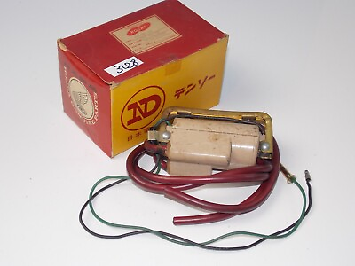 #ad NOS HONDA 1959 BENLY SUPERSPORT CB92 DUAL IGNITION NIPPON DENSO RED RACING COIL $449.00