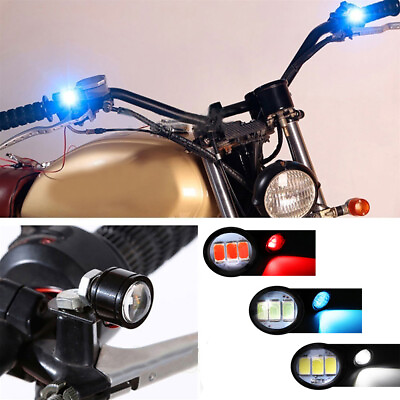 #ad 2pcs Motorcycle Reverse Headlight Eagle Eye LED Bulbs Super Bright Driving Light $6.98