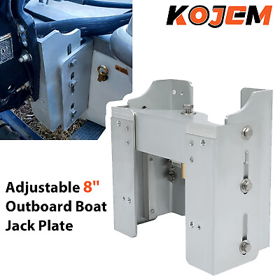 #ad KOJEM Set Aluminum Adjustable 8#x27;#x27; Outboard Boat Jack Plate Replace For JPL4800 $179.99