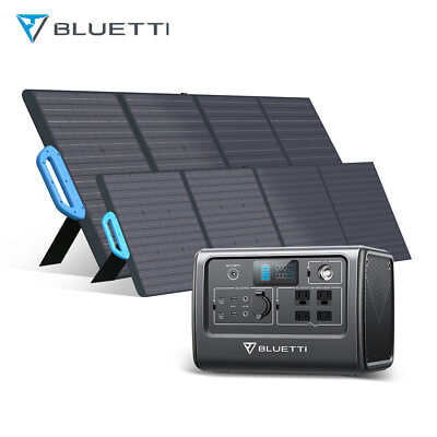 #ad BLUETTI Solar Panel Power Station Portable Generator Camping RV Backup Power $439.00