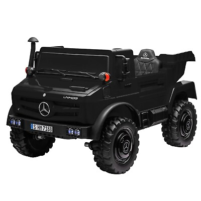 #ad #ad 24V 2 Seater Kids Car Benz Licensed Power Wheels Ride on Truck w Remote Control $535.99