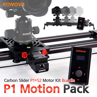 #ad Konova Motorized Bundle P1 Carbon Camera Slider 60cm 23.6quot; with Bag Parallax C $383.00