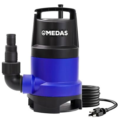 #ad 1HP 3434 GPH Sump Pump Submersible Clean Dirty Water Pump Portable Utility Pu $55.68