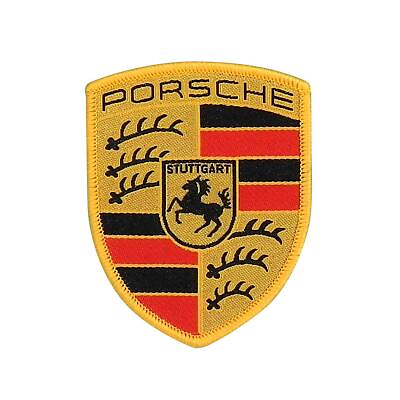 #ad Porsche Crest Sew on Badge Pack of 2 $18.99