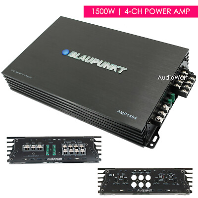 #ad Blaupunkt AMP1404 Car Audio 4 Channel Amp Amplifier 1500 Watts Max Peak Power $76.99