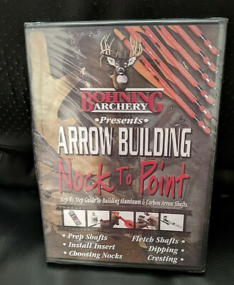 ARROW BUILDING Nock to Point DVD Aluminum amp; Carbon Shafts BOHNING Archery $19.99