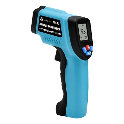 #ad Infrared Thermometer Non Contact Digital Laser Temperature Gun 58°F to 1022°F $13.99