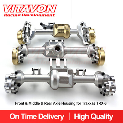 #ad VITAVON CNC Front amp; Middle amp; Rear Axle Housing For Traxxas TRX 6 $368.00