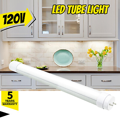 #ad 18Inch 18quot; LED Tube Light – Daylight 5500K Replace 15W Fluorescent Bulb F15T8 $15.18