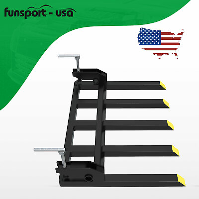 #ad 42quot; Clamp on Heavy Duty Debris Fork for Tractor Skid Steer BucketsTrash Forks US $144.99