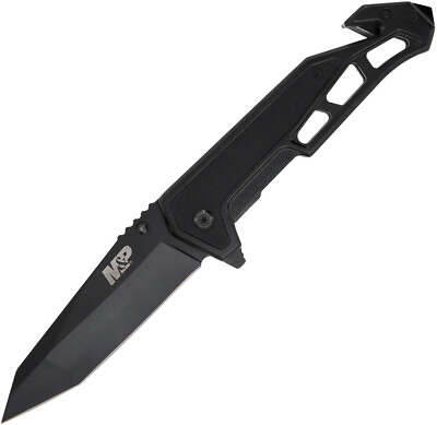 Smith amp; Wesson Border Guard Linerlock A O G10 Handle Carbon Knife 1160826 $32.84