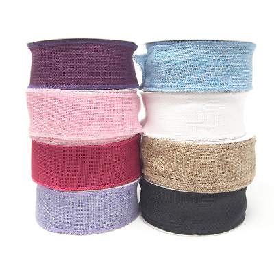 #ad Loose Weave Faux Jute Ribbon 1 1 2 Inch 10 Yards $12.34