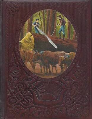 #ad The Loggers Old West Time Life Series Leather Bound GOOD $4.76