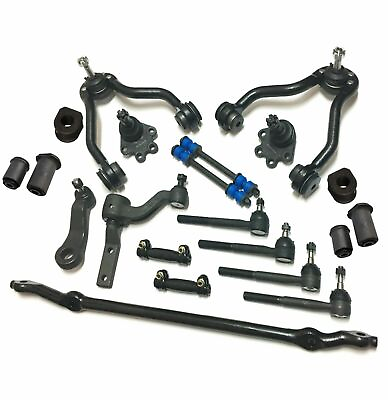 #ad New 21Pc Complete Suspension Kit for Chevrolet GMC Control Arms Tie Rod Linkages $210.36