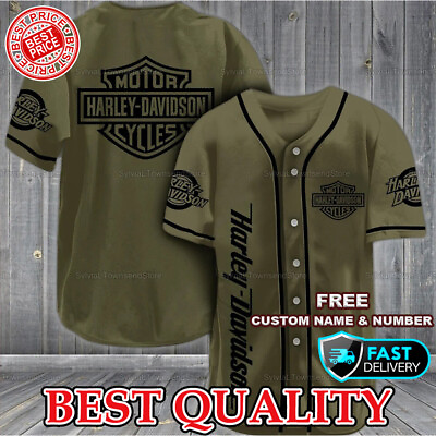 #ad #ad Personalized NEW Harley Davidson Motorcycle Jersey Shirt Best Printed 3D S 5XL $28.90