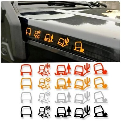 #ad Terrain Response Icons Sticker Graphics Decal for Land Rover Evoque Range Rover $19.99