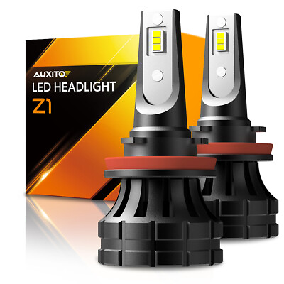 #ad 2X H11 AUXITO LED Kit Headlight Conversion High Bulbs Low Beam 6000K Super White $23.59