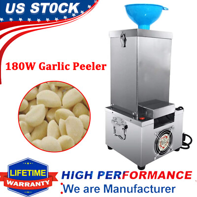 #ad 220V Electric Garlic Peeler Garlic Peeling Machine Garlic Peel Remover 20KG H $150.39