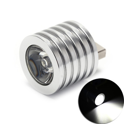 #ad 1Pc Portable 3W USB Lamp White Light LED Lamp USB Light LED Night Light .KE $2.99