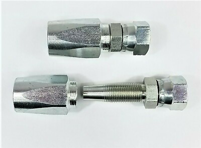 #ad 2 Reusable Hydraulic Hose Fittings for 3 8 ID 2 Wire Hose X 06 JIC $34.95