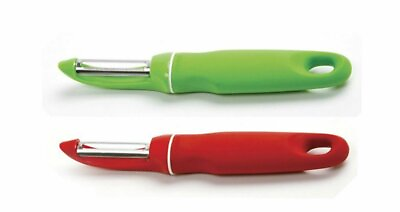 #ad Norpro Grip EZ Stainless Steel Blade Swivel Fruit amp; Veggie Peeler Red or Green $10.99