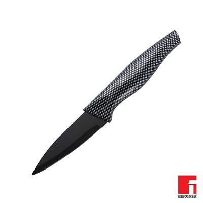 Carbon Knife Chef Kitchen TT Stainless Steel Paring Knife 8.75cm Black Kitchem $27.33