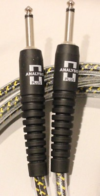 #ad Analysis Plus Yellow Oval Instrument cable 20ft Overmolded straight straight $240.45