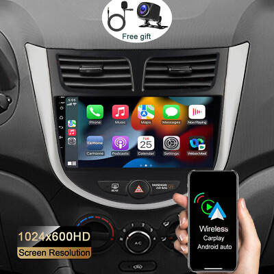 #ad 2GB32GB Car Stereo Radio Android 12 For Hyundai Accent 2011 2019 GPS CarPlay BT $133.55