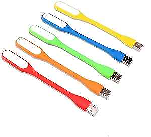 #ad 5PCS Foldable random color Super Bright USB Led Light Mini Portable Flexible $15.17