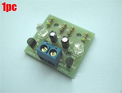 #ad 1Pcs Simple Flash Circuit Electronic Production Electronic Suite Kit qf $1.00