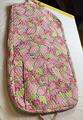 #ad VERA BRADLEY Suit Bag Dress Pattern Pink Flowers Print Travel Case.48” Long $40.00