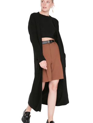 #ad Trendyol Women Regular Basic Crew Neck Knitwear Cardigan Size 12 GBP 15.99