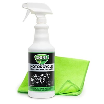 #ad #ad Shine Doctor Motorcycle Cleaner 32 oz. with 16quot; x 16quot; Microfiber Towel $21.99