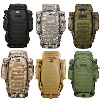 #ad 56L Military Tactical Backpack Rucksack Bag for Camping Hiking Outdoor Travel $37.48