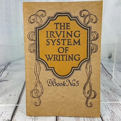 #ad Antique 1919 Irving System of Writing Book No. 5 Book Story amp; Photoplay 267pgs $24.99
