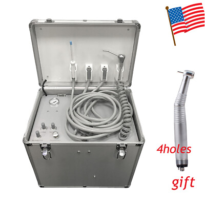 #ad Mobile Dental Delivery Unit Rolling Case Treatment Oilless Motor Suction System $549.00