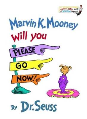 #ad Marvin K. Mooney Will You Please Go Now Bright and Early Books for Beg GOOD $3.98
