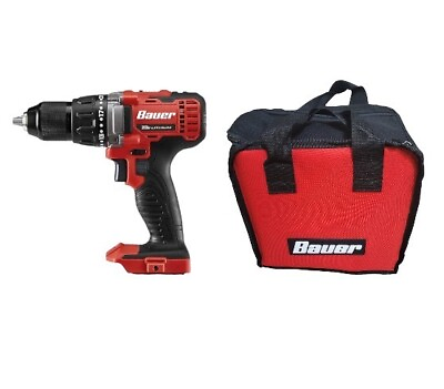 #ad BAUER 20V Cordless 1 2 in. Drill Driver Tool Only $21.99