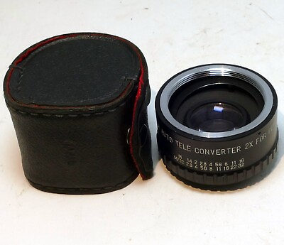 #ad Asanuma auto 2X Lens Teleconverter for Pentax M42 mount manual focus $22.15