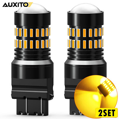 #ad 4X Signal Turn Light 3457A Amber LED 3157 Bulbs for Toyota Tundra Corolla $23.92