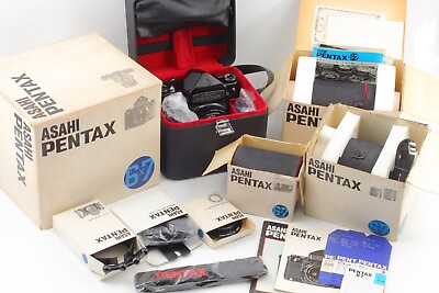 #ad 【ALL Unused in BOX】 Pentax 67 6x7 Eye amp; Waist Level 75mm 105mm 200mm From JAPAN $1999.99