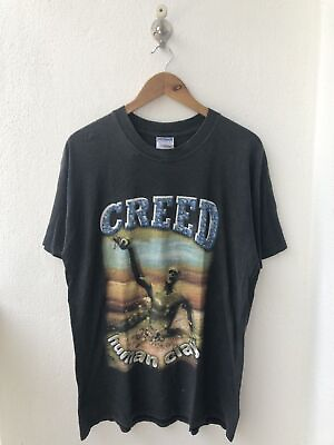 #ad Creed Band Album Human Clay Vintage Unisex Style Tshirt For Men Women KH3158 $20.99