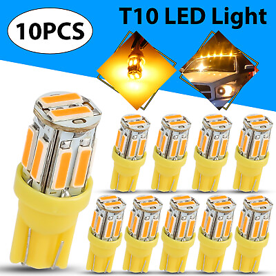 #ad 10x Amber Roof Cab Marker Running Light Bulb For Ford F250 F350 Super Duty 99 16 $9.48