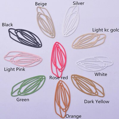 #ad 50pcs Personality Line Charms Multi Color Metal Pendant DIY Jewelry Findings $13.99