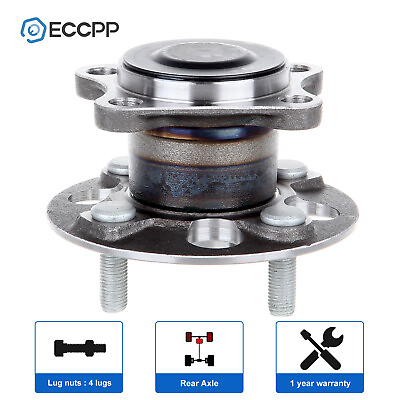#ad 1Pc Wheel Hub Bearing Assembly Rear For Toyota Yaris 2006 2007 2008 2011 NON ABS $37.95