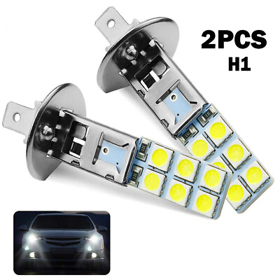#ad 2X Super Bright H1 LED Headlight High Low Beam 6500K Fog Driving Bulbs Kit White $6.89