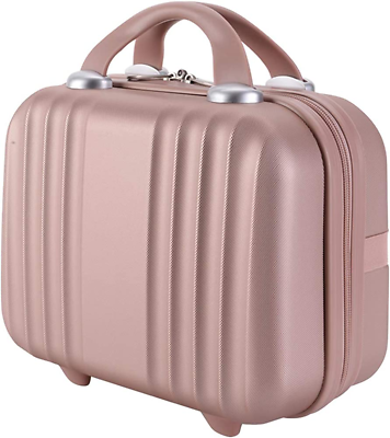 #ad Mini Hard Shell Hard Travel Luggage Cosmetic Case Small Portable Carry $51.99