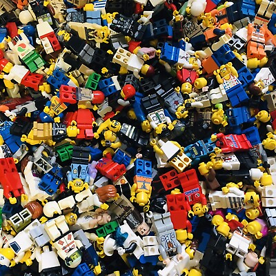 LEGO Bulk lot of MINIFIGURE Parts and Pieces 1 16 Pound lb 1 oz RANDOM Lot $10.29
