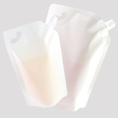 #ad 50x White 1000ml Spout Pouches Drinks Sauces Condiments Free 2 Day Shipping $35.99